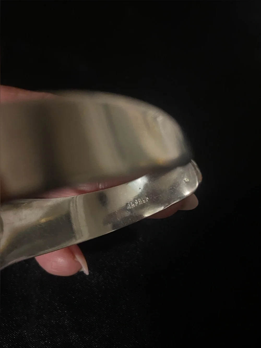 Polished Silver Heart Cutout - Classic Silver Bracelet